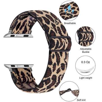 Elastic Watch Band For Apple Watch Series 7 41mm / 6 & SE & 5 & 4 40mm / 3 & 2 & 1 38mm(14) - Watch Bands by buy2fix | Online Shopping UK | buy2fix