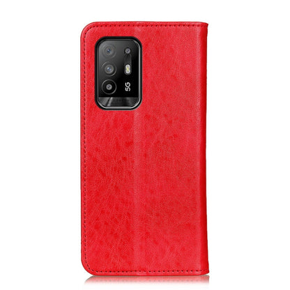 For OPPO F19 Pro+ 5G / Reno5 Z / Reno6 Z Magnetic Crazy Horse Texture Horizontal Flip Leather Case with Holder & Card Slots & Wallet(Red) by buy2fix