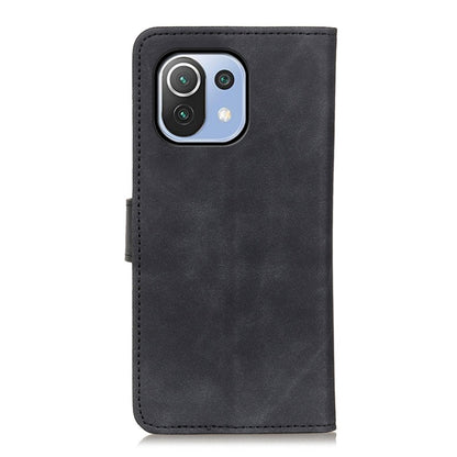 For Xiaomi Mi 11 Lite 5G / 4G KHAZNEH Retro Texture Horizontal Flip Leather Case with Holder & Card Slots & Wallet(Black) - Xiaomi Cases by buy2fix | Online Shopping UK | buy2fix