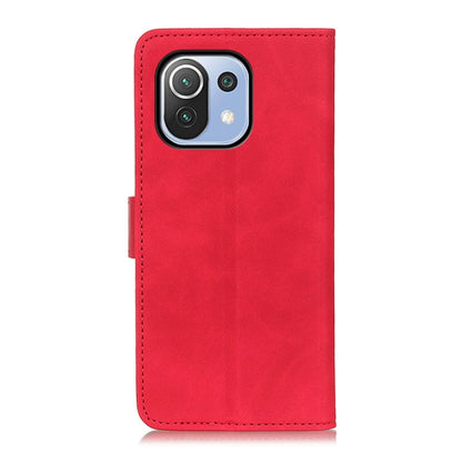 For Xiaomi Mi 11 Lite 5G / 4G KHAZNEH Retro Texture Horizontal Flip Leather Case with Holder & Card Slots & Wallet(Red) - Xiaomi Cases by buy2fix | Online Shopping UK | buy2fix