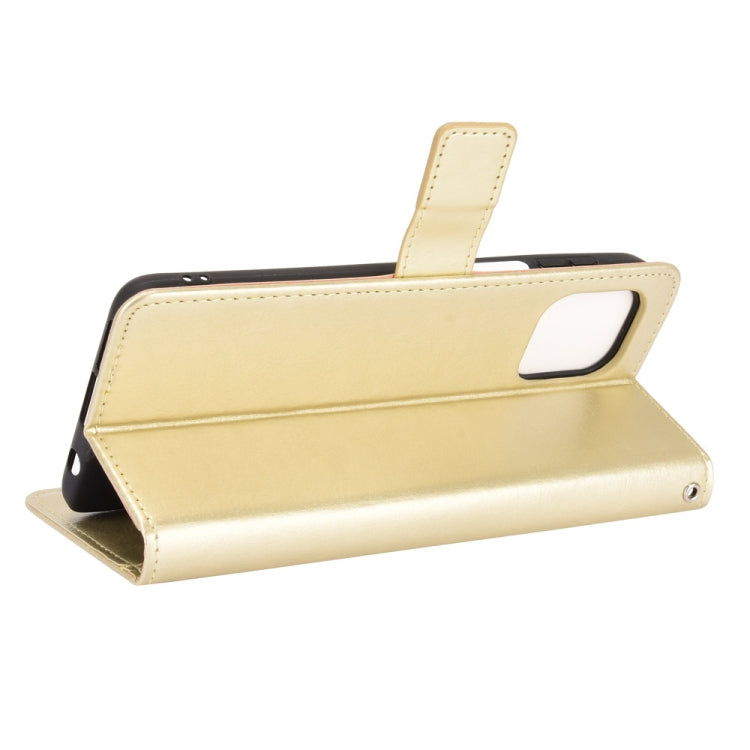 For Motorola Edge S / Moto G100 Retro Crazy Horse Texture Horizontal Flip Leather Case with Holder & Card Slots & Lanyard(Gold) - Motorola Cases by buy2fix | Online Shopping UK | buy2fix