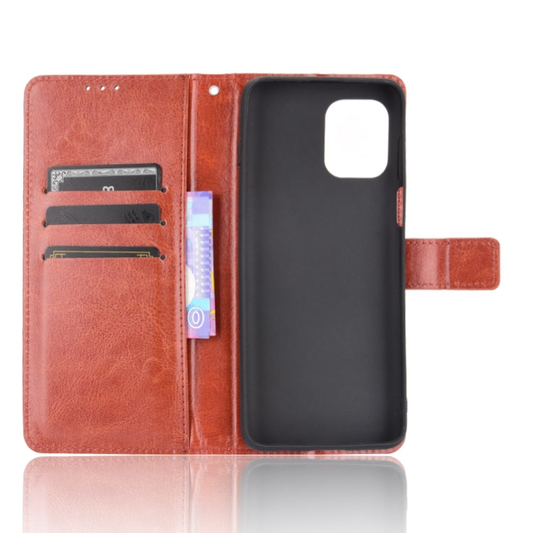 For Motorola Edge S / Moto G100 Retro Crazy Horse Texture Horizontal Flip Leather Case with Holder & Card Slots & Lanyard(Brown) - Motorola Cases by buy2fix | Online Shopping UK | buy2fix