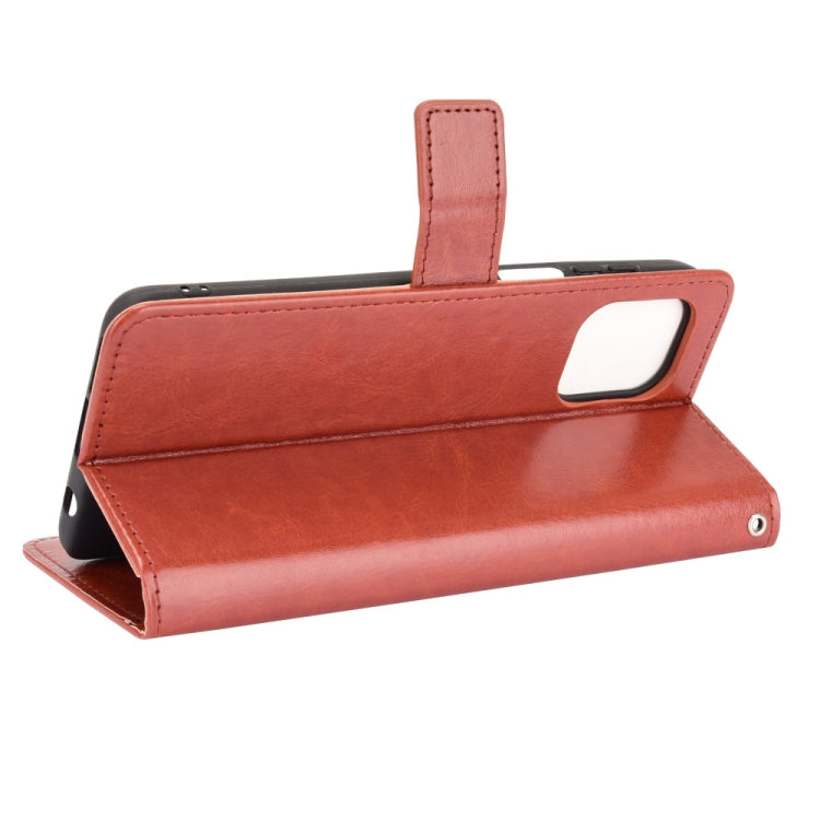 For Motorola Edge S / Moto G100 Retro Crazy Horse Texture Horizontal Flip Leather Case with Holder & Card Slots & Lanyard(Brown) - Motorola Cases by buy2fix | Online Shopping UK | buy2fix