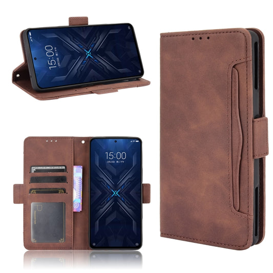 For Xiaomi Black Shark 4 Pro / 4 Skin Feel Calf Pattern Horizontal Flip Leather Case with Holder & Card Slots & Photo Frame(Brown) - Xiaomi Cases by buy2fix | Online Shopping UK | buy2fix