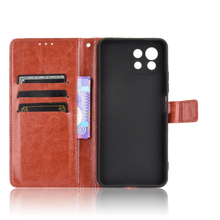 For Xiaomi MI 11 Lite 5G Retro Crazy Horse Texture Horizontal Flip Leather Case with Holder & Card Slots & Photo Frame(Brown) - Xiaomi Cases by buy2fix | Online Shopping UK | buy2fix