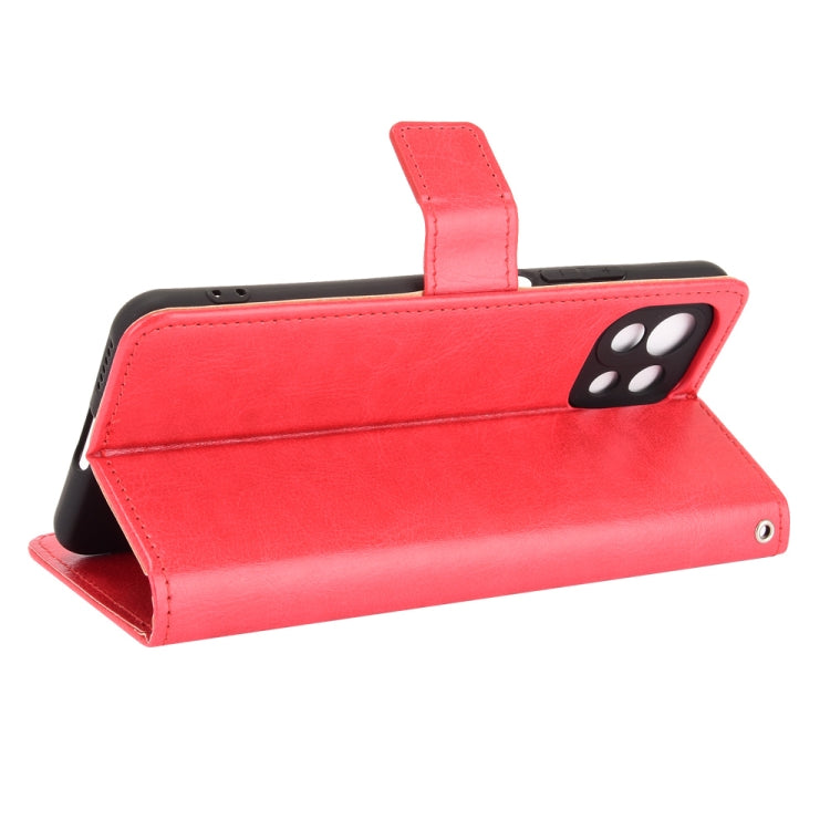 For Xiaomi MI 11 Lite 5G Retro Crazy Horse Texture Horizontal Flip Leather Case with Holder & Card Slots & Photo Frame(Red) - Xiaomi Cases by buy2fix | Online Shopping UK | buy2fix