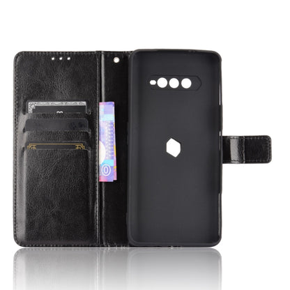 For Xiaomi Black Shark 4 / 4 Pro Retro Crazy Horse Texture Horizontal Flip Leather Case with Holder & Card Slots & Photo Frame(Black) - Xiaomi Cases by buy2fix | Online Shopping UK | buy2fix