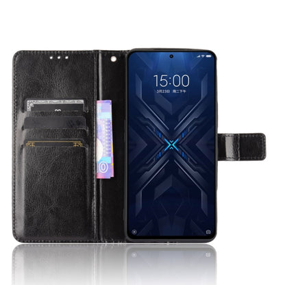 For Xiaomi Black Shark 4 / 4 Pro Retro Crazy Horse Texture Horizontal Flip Leather Case with Holder & Card Slots & Photo Frame(Black) - Xiaomi Cases by buy2fix | Online Shopping UK | buy2fix