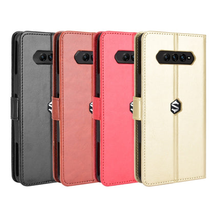 For Xiaomi Black Shark 4 / 4 Pro Retro Crazy Horse Texture Horizontal Flip Leather Case with Holder & Card Slots & Photo Frame(Black) - Xiaomi Cases by buy2fix | Online Shopping UK | buy2fix