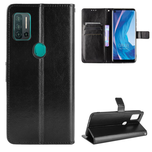 For Ulefone Note 11P Retro Crazy Horse Texture Horizontal Flip Leather Case with Holder & Card Slots & Photo Frame(Black) - Ulefone Cases by buy2fix | Online Shopping UK | buy2fix