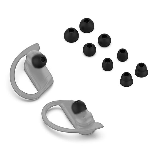 4 Pairs Wireless Earphone Replaceable Silicone Ear Cap Earplugs for Huawei FreeBuds 4i / FreeLace Pro / Active Noise Canceling Earphones 3(Black) - Anti-dust & Ear Caps by buy2fix | Online Shopping UK | buy2fix