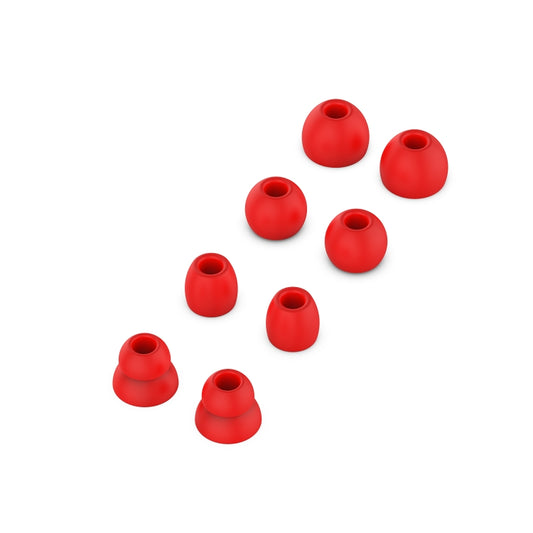 4 Pairs Wireless Earphone Replaceable Silicone Ear Cap Earplugs for Huawei FreeBuds 4i / FreeLace Pro / Active Noise Canceling Earphones 3(Red) - Anti-dust & Ear Caps by buy2fix | Online Shopping UK | buy2fix