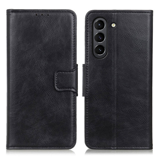 For Samsung Galaxy S21 FE Mirren Crazy Horse Texture Horizontal Flip Leather Case with Holder & Card Slots & Wallet(Black) by buy2fix