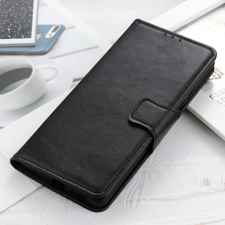 For Samsung Galaxy S21 FE Mirren Crazy Horse Texture Horizontal Flip Leather Case with Holder & Card Slots & Wallet(Black) by buy2fix