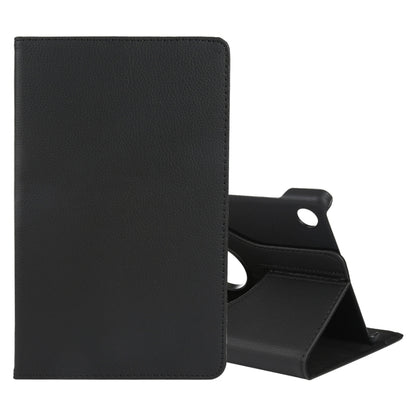 For Lenovo M10 HD Litchi Texture Solid Color Horizontal Flip Leather Case with Holder & Pen Slot(Black) - Lenovo by buy2fix | Online Shopping UK | buy2fix