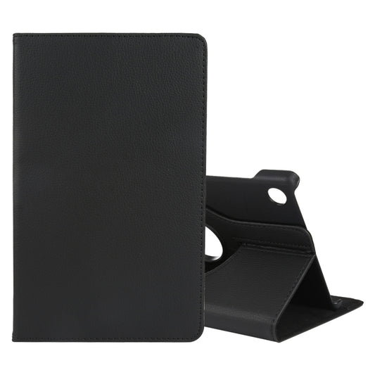 For Lenovo M10 HD Litchi Texture Solid Color Horizontal Flip Leather Case with Holder & Pen Slot(Black) - Lenovo by buy2fix | Online Shopping UK | buy2fix