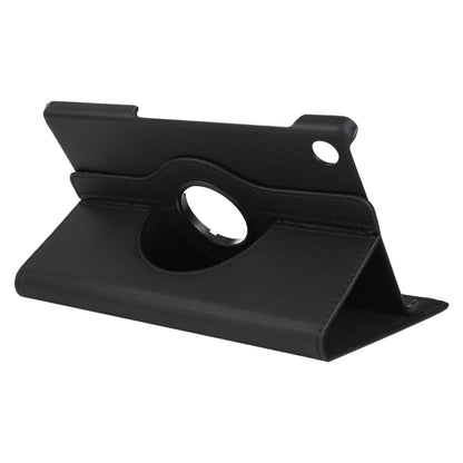 For Lenovo M10 HD Litchi Texture Solid Color Horizontal Flip Leather Case with Holder & Pen Slot(Black) - Lenovo by buy2fix | Online Shopping UK | buy2fix