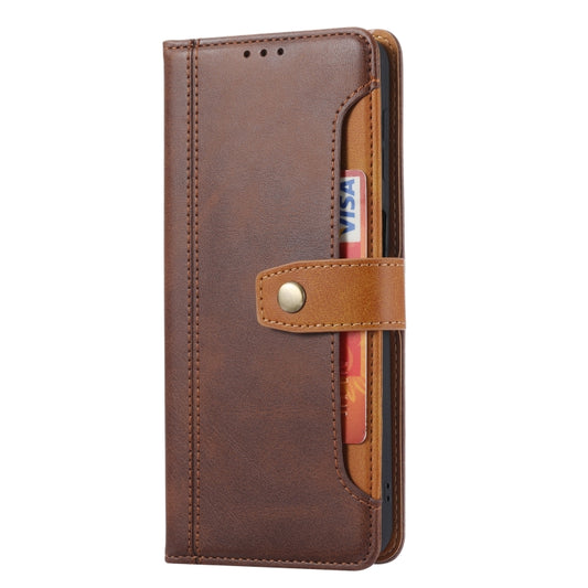 For Xiaomi Redmi Note 10 Pro Calf Texture Double Fold Clasp Horizontal Flip Leather Case with Photo Frame & Holder & Card Slots & Wallet(Coffee) - Xiaomi Cases by buy2fix | Online Shopping UK | buy2fix