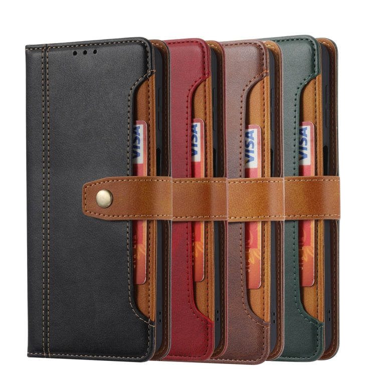 For Xiaomi Redmi Note 10 Pro Calf Texture Double Fold Clasp Horizontal Flip Leather Case with Photo Frame & Holder & Card Slots & Wallet(Coffee) - Xiaomi Cases by buy2fix | Online Shopping UK | buy2fix