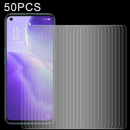 For OPPO Find X3 Lite 50 PCS 0.26mm 9H 2.5D Tempered Glass Film