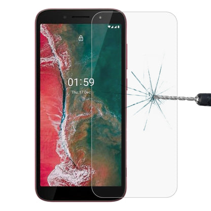For Nokia C1 Plus 0.26mm 9H 2.5D Tempered Glass Film by DIYLooks