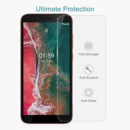 For Nokia C1 Plus 0.26mm 9H 2.5D Tempered Glass Film by DIYLooks