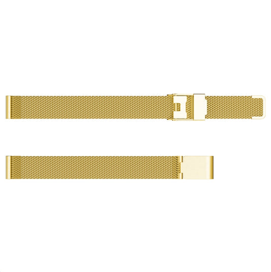 For Fitbit Inspire / Inspire HR / Ace 2 Double Insurance Buckle Milanese Watch Band(Gold) - Watch Bands by buy2fix | Online Shopping UK | buy2fix