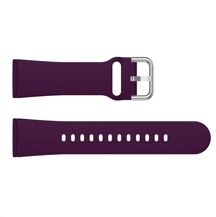 For Fitbit Versa 3 Silicone Watch Band(Purple) - Watch Bands by buy2fix | Online Shopping UK | buy2fix