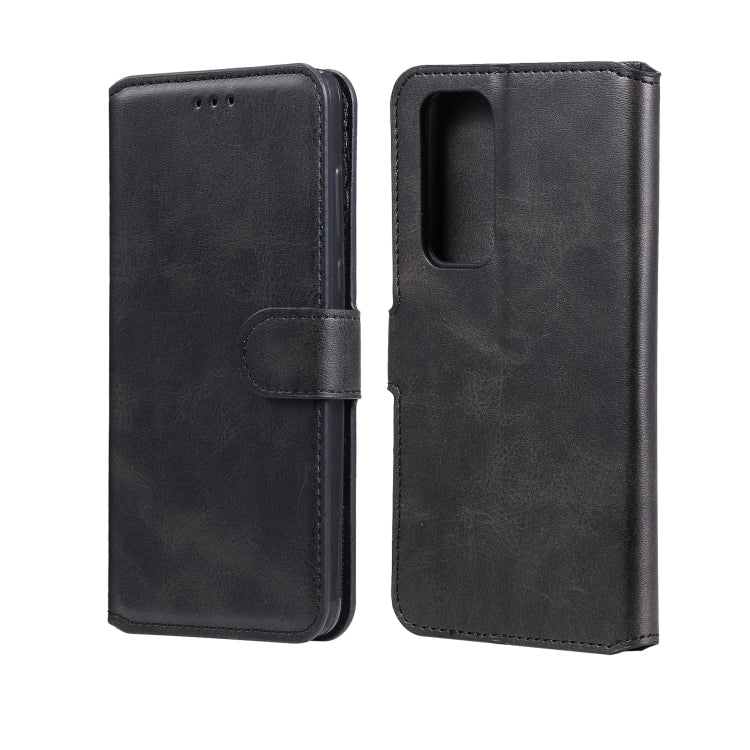 For OPPO Find X3 Neo / Reno5 Pro+ 5G Classic Calf Texture PU + TPU Horizontal Flip Leather Case with Holder & Card Slots & Wallet(Black) by buy2fix