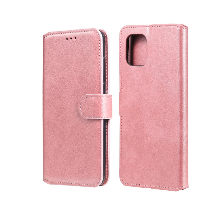 For OPPO Find X3 Pro Classic Calf Texture PU + TPU Horizontal Flip Leather Case with Holder & Card Slots & Wallet(Rose Gold) by buy2fix