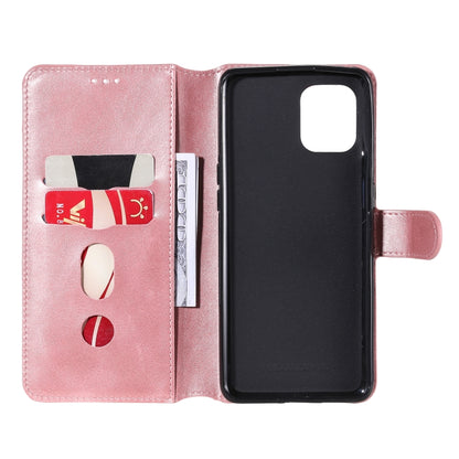 For OPPO Find X3 Pro Classic Calf Texture PU + TPU Horizontal Flip Leather Case with Holder & Card Slots & Wallet(Rose Gold) by buy2fix