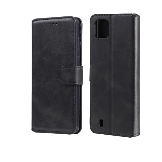For OPPO Realme C20 Classic Calf Texture PU + TPU Horizontal Flip Leather Case with Holder & Card Slots & Wallet(Black) - Realme Cases by buy2fix | Online Shopping UK | buy2fix