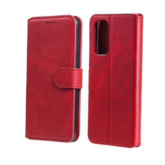 For OPPO Reno5 5G / Reno5 4G / Find X3 Lite Classic Calf Texture PU + TPU Horizontal Flip Leather Case with Holder & Card Slots & Wallet(Red) by buy2fix