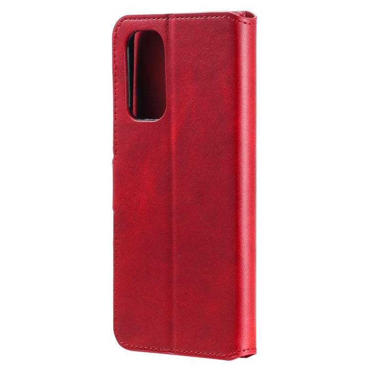 For OPPO Reno5 5G / Reno5 4G / Find X3 Lite Classic Calf Texture PU + TPU Horizontal Flip Leather Case with Holder & Card Slots & Wallet(Red) - OPPO Cases by buy2fix | Online Shopping UK | buy2fix