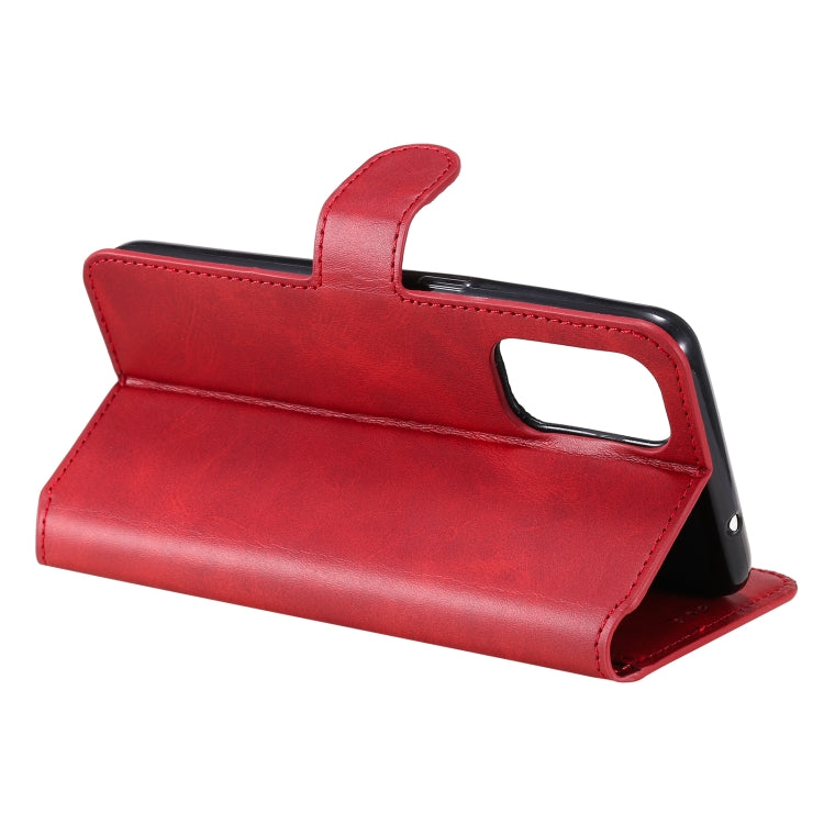 For OPPO Reno5 5G / Reno5 4G / Find X3 Lite Classic Calf Texture PU + TPU Horizontal Flip Leather Case with Holder & Card Slots & Wallet(Red) - OPPO Cases by buy2fix | Online Shopping UK | buy2fix