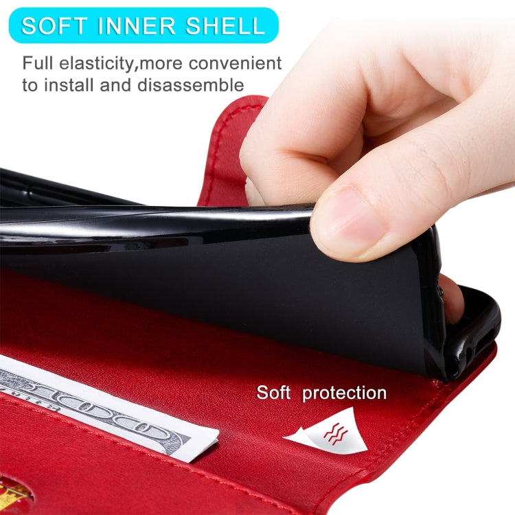 For OPPO Reno5 5G / Reno5 4G / Find X3 Lite Classic Calf Texture PU + TPU Horizontal Flip Leather Case with Holder & Card Slots & Wallet(Red) - OPPO Cases by buy2fix | Online Shopping UK | buy2fix