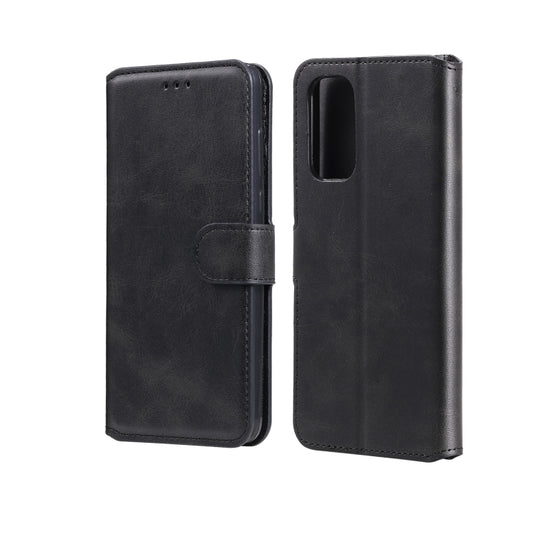 For OPPO Reno5 5G / Reno5 4G / Find X3 Lite Classic Calf Texture PU + TPU Horizontal Flip Leather Case with Holder & Card Slots & Wallet(Black) by buy2fix