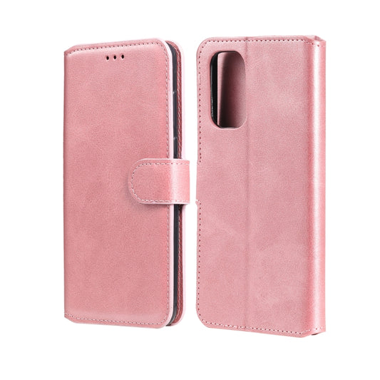 For OPPO Reno5 5G / Reno5 4G / Find X3 Lite Classic Calf Texture PU + TPU Horizontal Flip Leather Case with Holder & Card Slots & Wallet(Rose Gold) by buy2fix