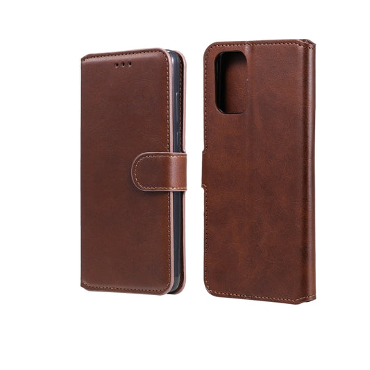 For Xiaomi Redmi Note 10 4G / Note 10S Classic Calf Texture PU + TPU Horizontal Flip Leather Case with Holder & Card Slots & Wallet(Brown) - Xiaomi Cases by buy2fix | Online Shopping UK | buy2fix