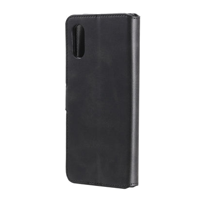 For Samsung Galaxy A02 / M02 Classic Calf Texture PU + TPU Horizontal Flip Leather Case with Holder & Card Slots & Wallet(Black) by buy2fix