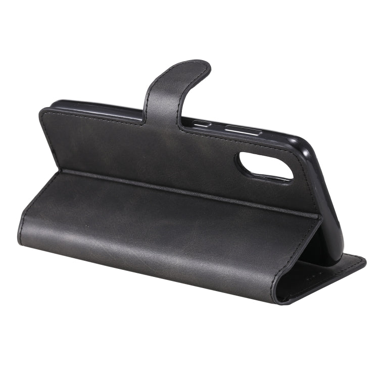 For Samsung Galaxy A02 / M02 Classic Calf Texture PU + TPU Horizontal Flip Leather Case with Holder & Card Slots & Wallet(Black) by buy2fix