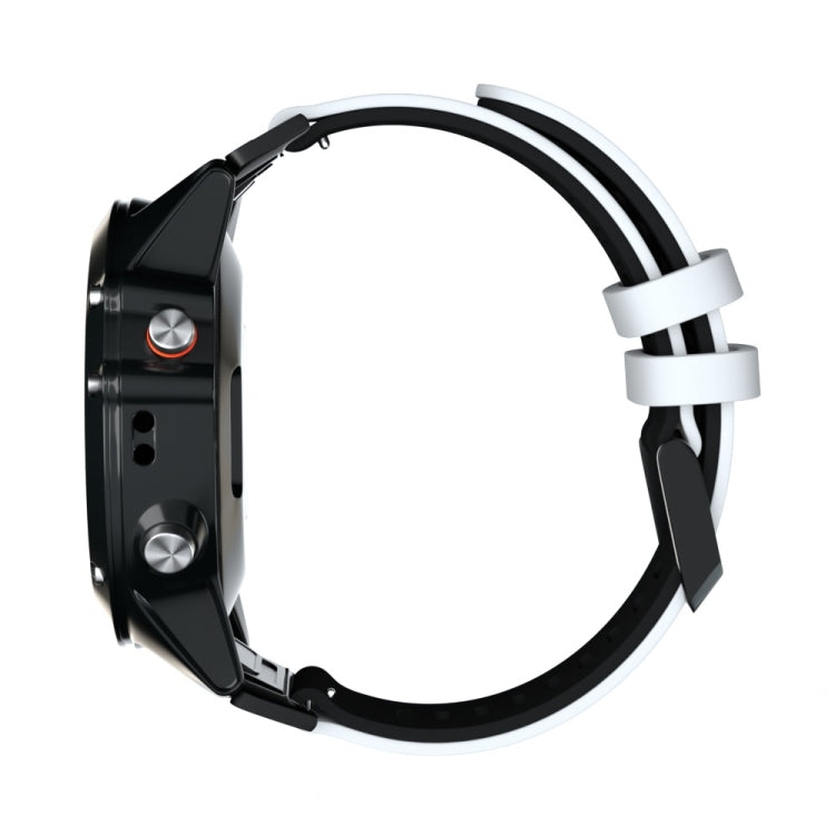 For Garmin Fenix 6X Two-color Silicone Quick Release Watch Band(White Black) - Watch Bands by buy2fix | Online Shopping UK | buy2fix
