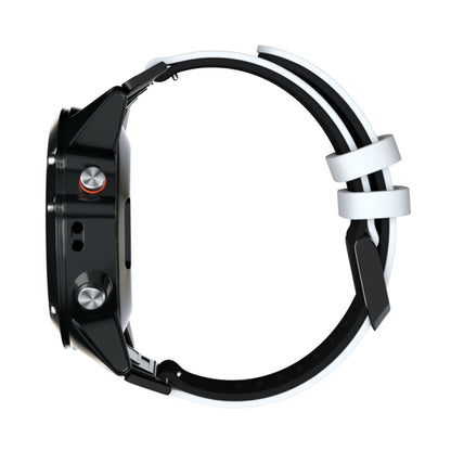 For Garmin Fenix 6X Two-color Silicone Quick Release Watch Band(White Black) - Watch Bands by buy2fix | Online Shopping UK | buy2fix