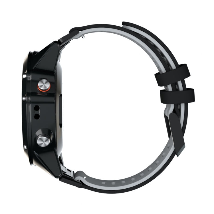 For Garmin Fenix 6X Two-color Silicone Quick Release Watch Band(Black Grey) - Watch Bands by buy2fix | Online Shopping UK | buy2fix