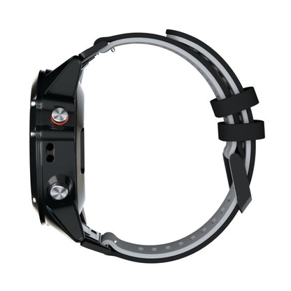 For Garmin Fenix 6X Two-color Silicone Quick Release Watch Band(Black Grey) - Watch Bands by buy2fix | Online Shopping UK | buy2fix