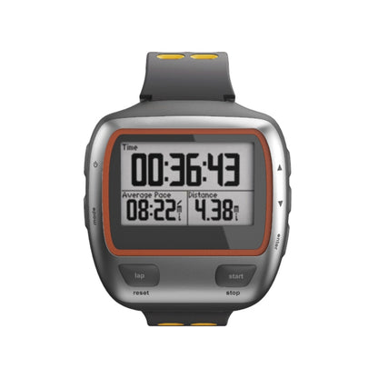 For Garmin Forerunner 310XT Two-color Silicone Watch Band(Grey Yellow) - Watch Bands by buy2fix | Online Shopping UK | buy2fix