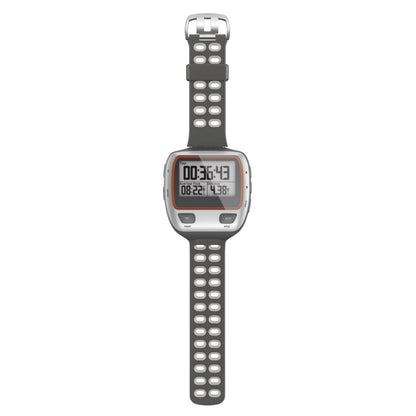 For Garmin Forerunner 310XT Two-color Silicone Watch Band(Grey Light Grey) - Watch Bands by buy2fix | Online Shopping UK | buy2fix