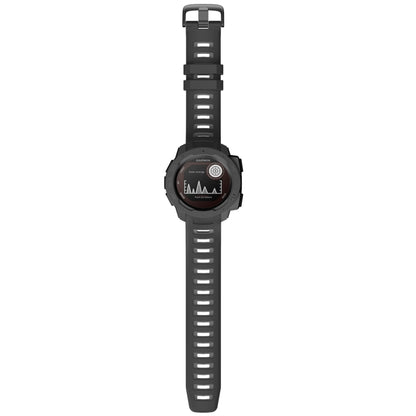 For Garmin Instinct / Instinct Esports Two-color Silicone Watch Band(Black+Grey) - Watch Bands by buy2fix | Online Shopping UK | buy2fix