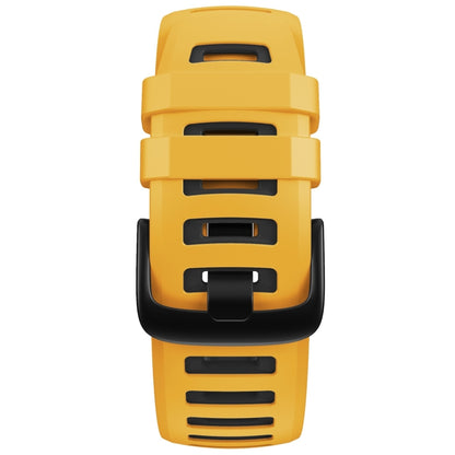 For Garmin Instinct / Instinct Esports Two-color Silicone Watch Band(Yellow+Black) - Watch Bands by buy2fix | Online Shopping UK | buy2fix