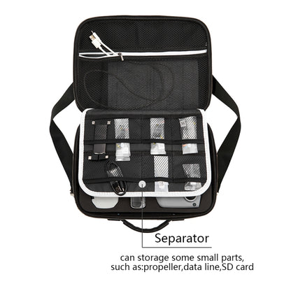 Portable Single Shoulder Storage Travel Carrying Cover Case Box with Baffle Separator for DJI Air 2S(Black + Black Liner) - Carry Cases & Bags by buy2fix | Online Shopping UK | buy2fix